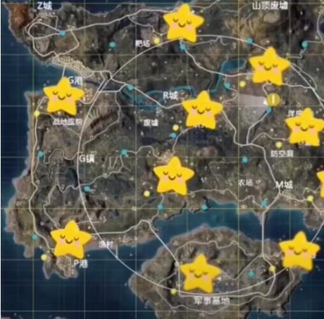 和平精英直升飞机具体位置介绍