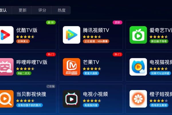 评分最高的影视软件推荐