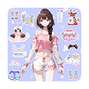 少女时尚穿搭设计无广告